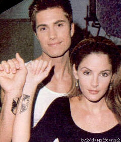 Rex and Cassie showing their tatoos